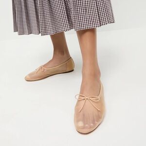 Loeffler Randall Caramel Mesh Ballet Flats